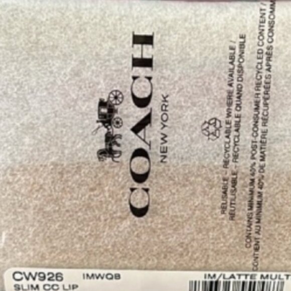 Coach Lips Card Case NWT - Picture 4 of 6